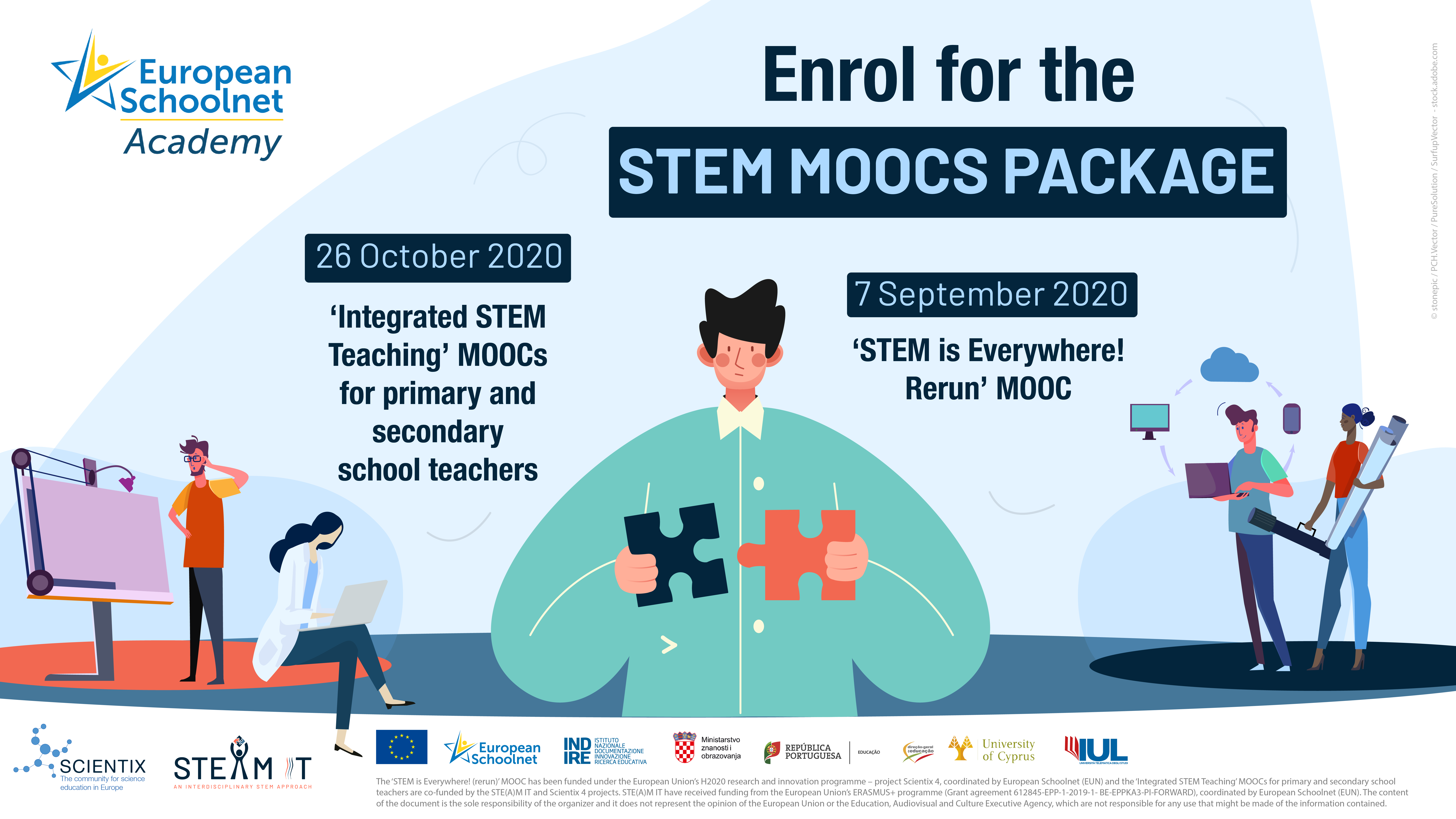 STEAM IT Scientix MOOCs visual 2