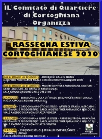 Stasera al via la rassegna estiva Cortoghianese 2020