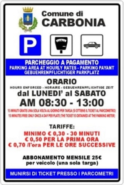 Fase sperimentale del servizio dei parcheggi a pagamento, modifica della viabilità e della regolamentazione delle soste nel centro cittadino