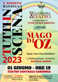 GIOVEDI’ 1° GIUGNO COMINCIA LA DECIMA EDIZIONE DELLA RASSEGNA “TUTTI IN SCENA” ORGANIZZATA DA LA CLESSIDRA TEATRO