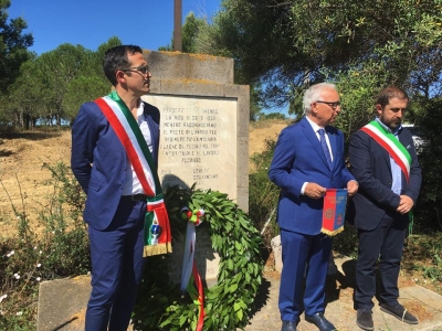 La commemorazione delle vittime dell&#039;Erlaas avvenuta lo scorso anno alla presenza del Vicesindaco Gian Luca Lai