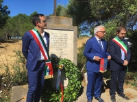 La commemorazione delle vittime dell&#039;Erlaas avvenuta lo scorso anno alla presenza del Vicesindaco Gian Luca Lai