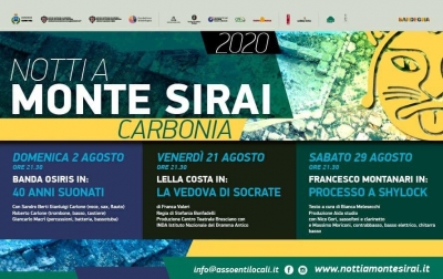 &quot;Notti a Monte Sirai 2020&quot;, domenica 2 Agosto alle ore 21.30 la Banda Osiris in &quot;40 anni suonati&quot;