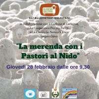 GIOVEDÌ 28 FEBBRAIO ALLE ORE 9.30 “LA MERENDA CON I PASTORI AL NIDO”