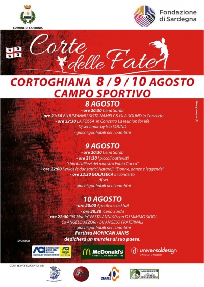 “Estiamoinsieme 2019”, la “Corte delle Fate”: un grande evento per Cortoghiana nelle serate dell’8, 9 e 10 Agosto