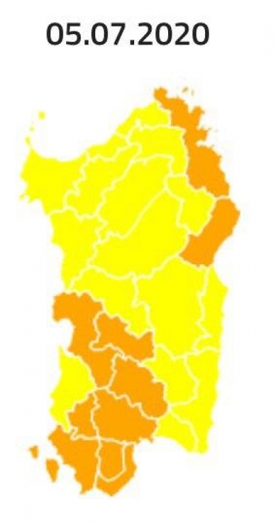 Attenzione: prorogata l&#039;allerta incendi di colore arancione nella giornata di domenica 5 Luglio 2020