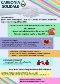 Covid-19, a Carbonia la grande macchina della solidarietà: tanti servizi operativi per fronteggiare l&#039;emergenza nella nostra città